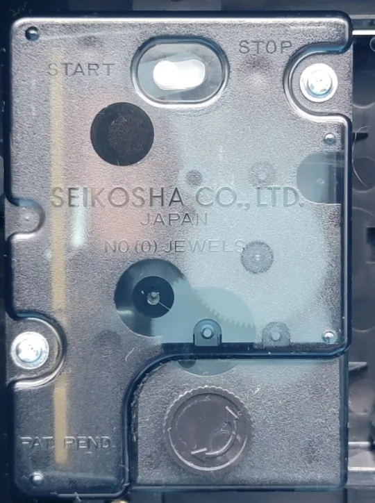 🥳VGC🤩 Seiko Quartz WORLD TIME CLOCK Brass/ Glass image indicator(8)