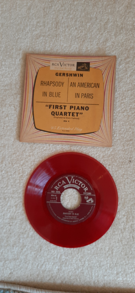 Gershwin Rhapsody in Blue RCA Victor Red Seal Record