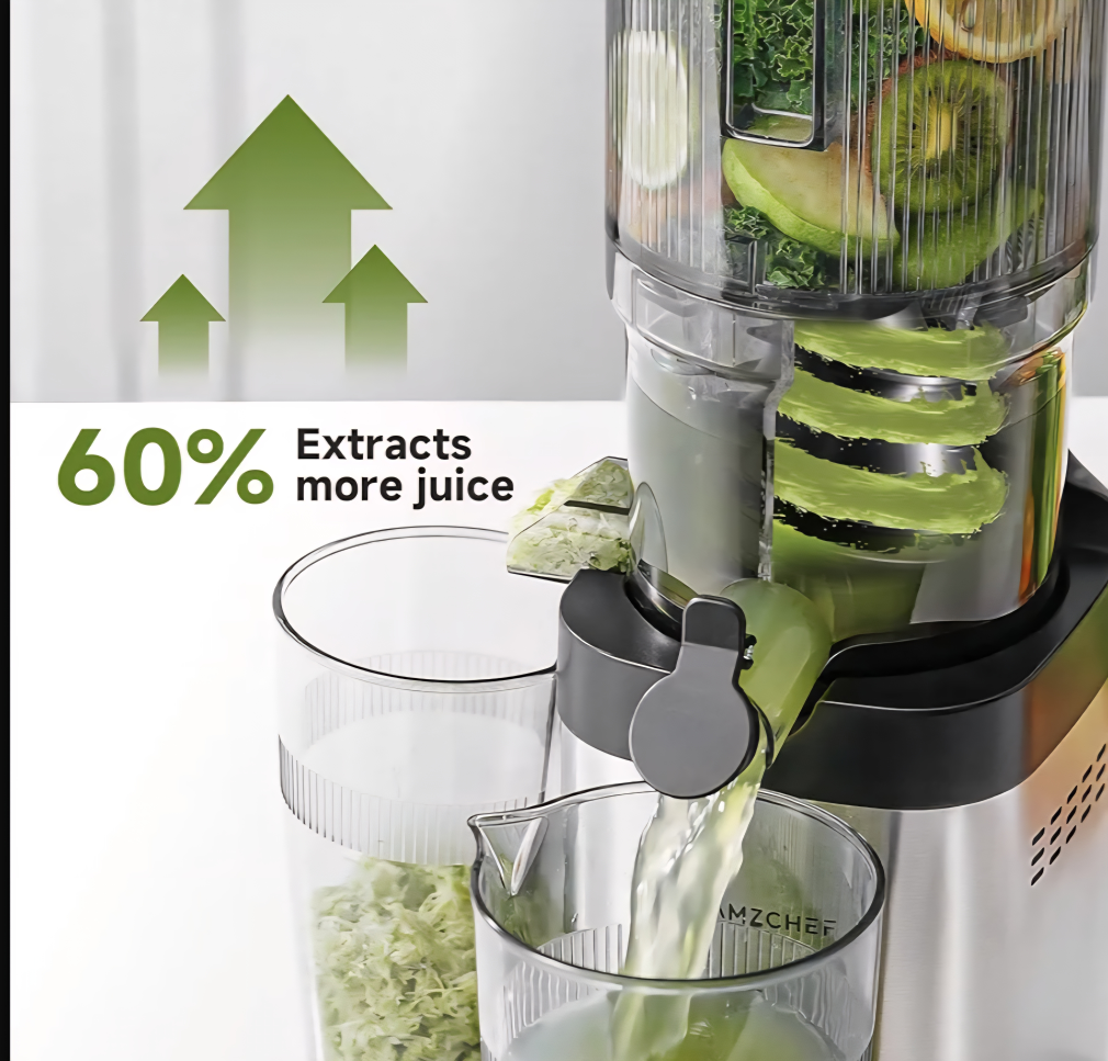 AMZCHEF Masticating Juicer Model: ZM1902 Brand New! - photo 2