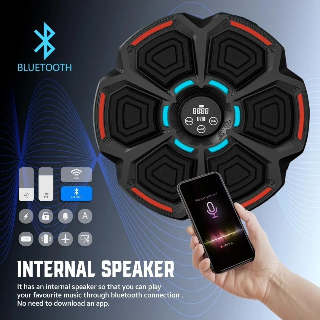 Smart Music Boxing Machine – Fun, Fitness & Music in One! image indicator(2)