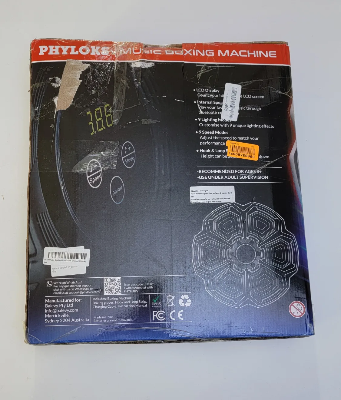 Smart Music Boxing Machine – Fun, Fitness & Music in One! image indicator(6)