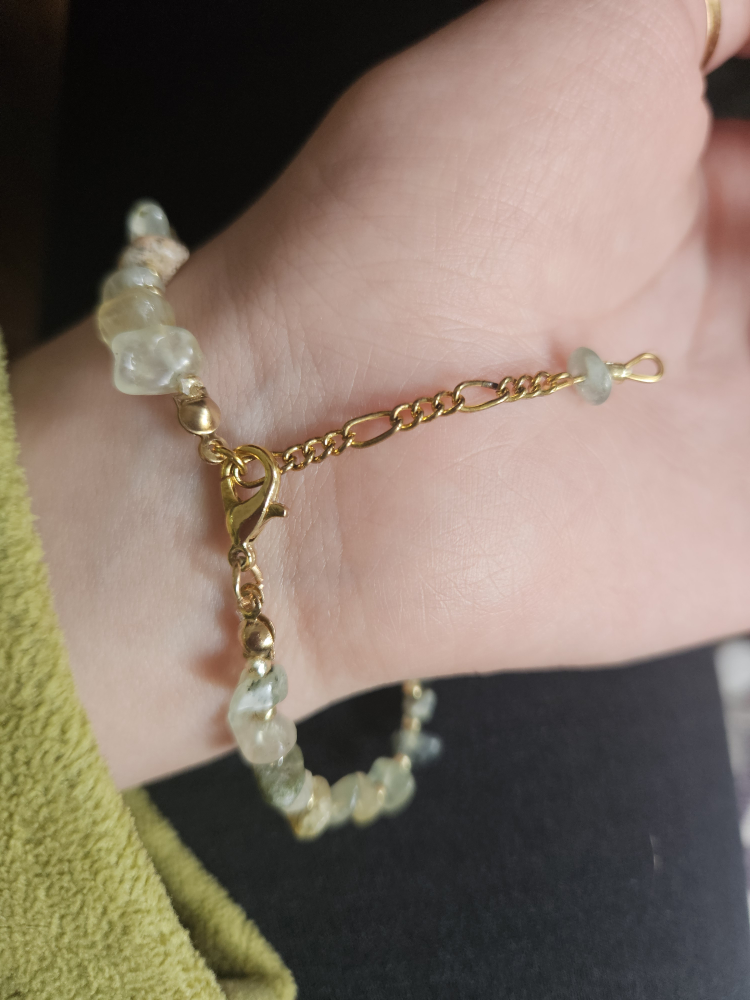 Handmade Gemstone Chip Bracelet - photo 2
