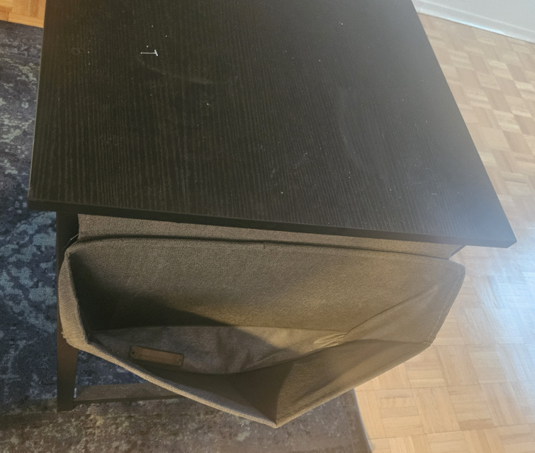 IKEA Black Trestle Table - photo 2