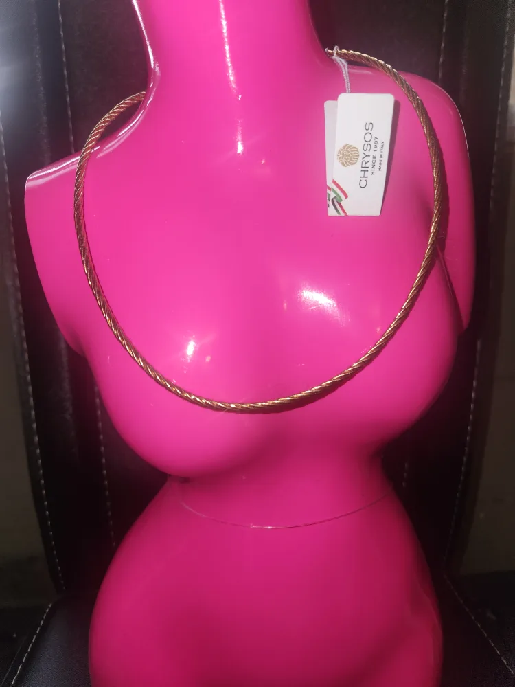 CHRYSO'S Sterling Silver Necklace, Made in Italy thumbnail
