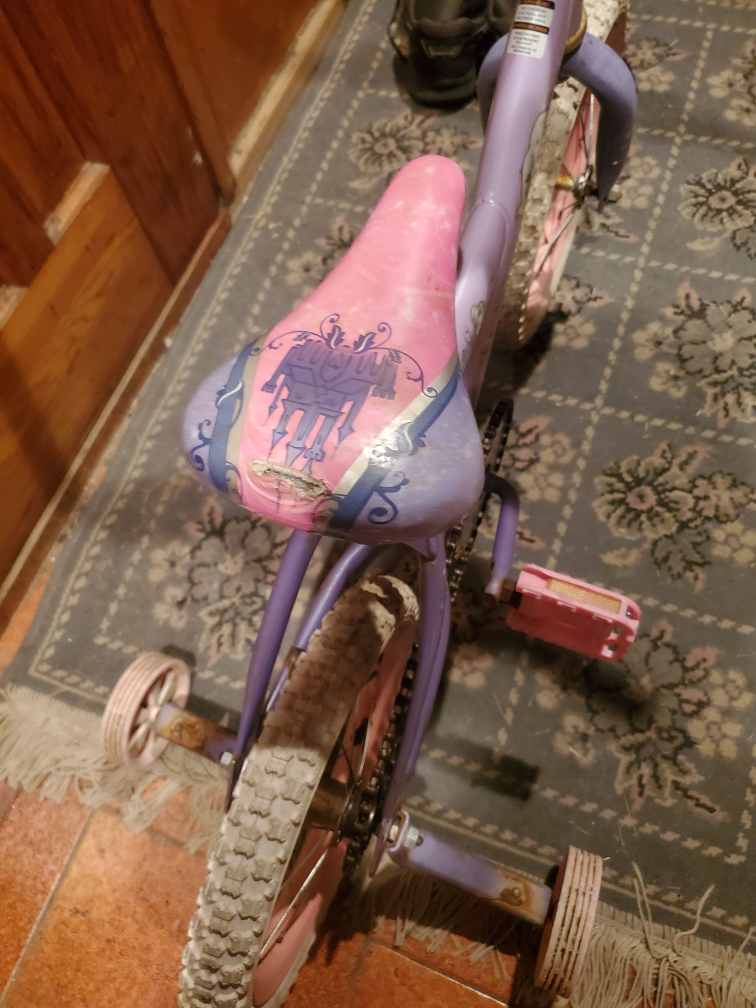 Kids' Purple & Pink Training Bike 14" - photo 3