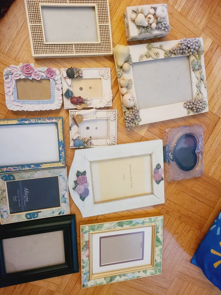 Assorted Picture Frames + matching Jewellery box thumbnail
