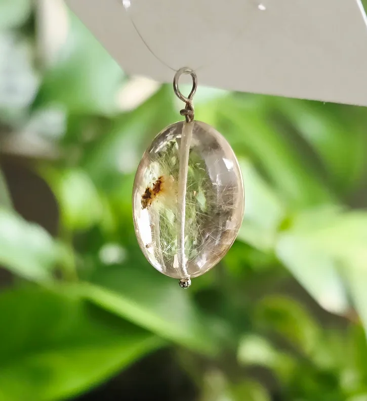New Rutilated Quartz natural gemstone pendant image indicator(3)