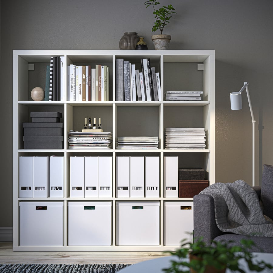 IKEA Kallax White Shelving Unit - photo 2