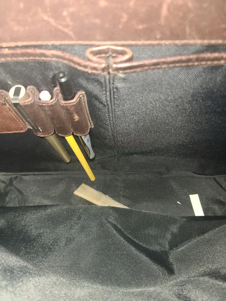 Martin Dingman,  Brown Leather Messenger  Bag image indicator(6)