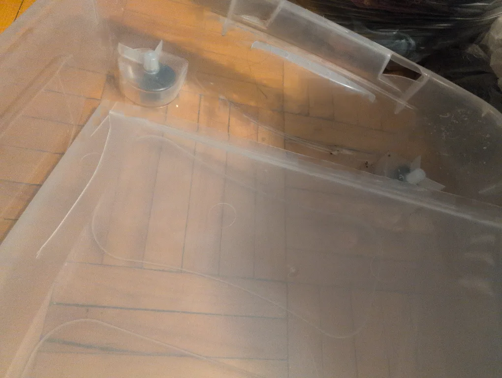 Large Clear Plastic Storage Container image indicator(2)