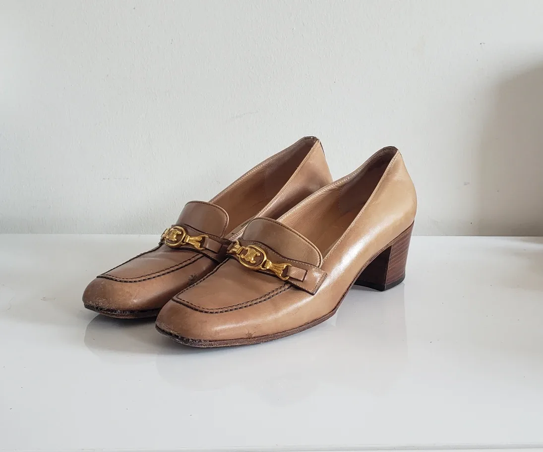 Celine Vintage Loafer Pumps - Size 39 image indicator(2)