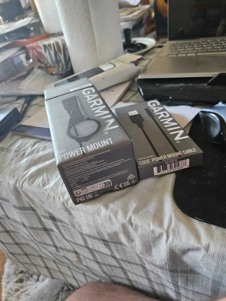 Garmin Edge Power Mount & Cable - New!