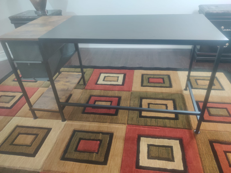 Black and Brown Desk