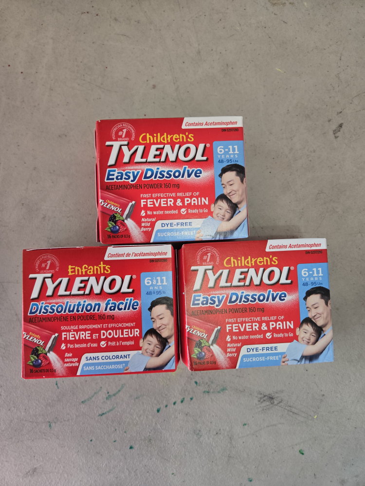 Children's Tylenol Easy Dissolve Powder