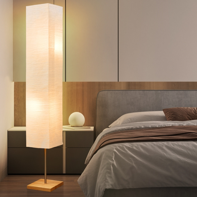 set of 2 Lantern Floor Lamps - 65 " - photo 2