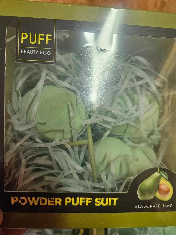 New Powder Puff Suit Beauty Egg Set image indicator(2)