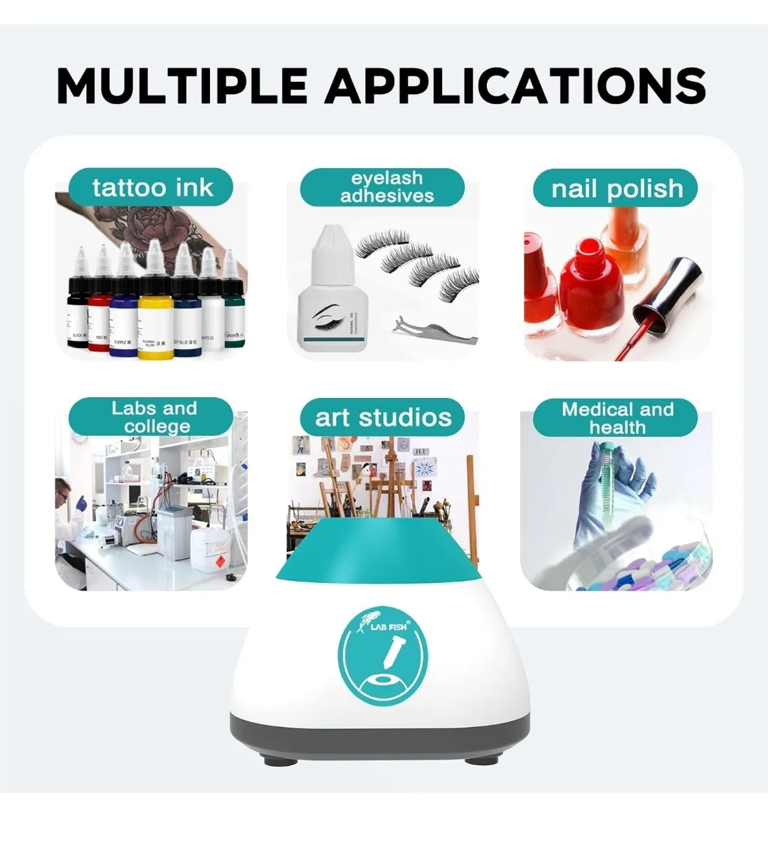 Lab Fish Mini Vortex Mixer - Like New! image indicator(2)