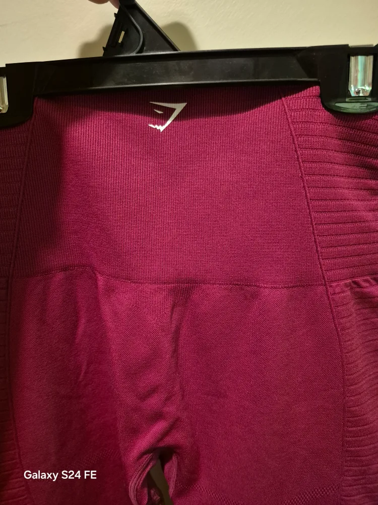 Gymshark Burgundy Leggings image indicator(6)
