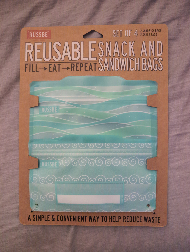 Russbe Reusable Snack and Sandwich Bags (Set of 4)