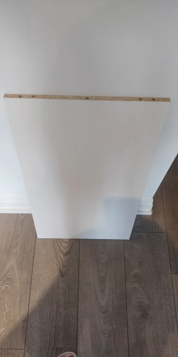 White wooden Shelf Boards - Heavy Duty thumbnail
