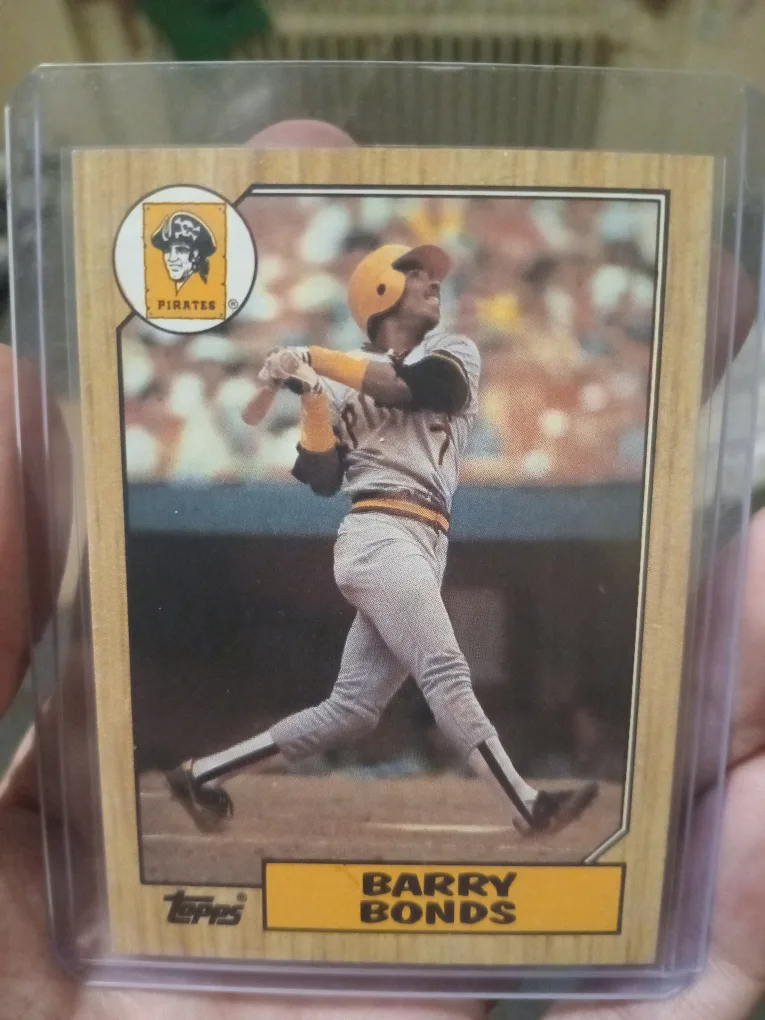 1987 topps Barry bonds rookie thumbnail