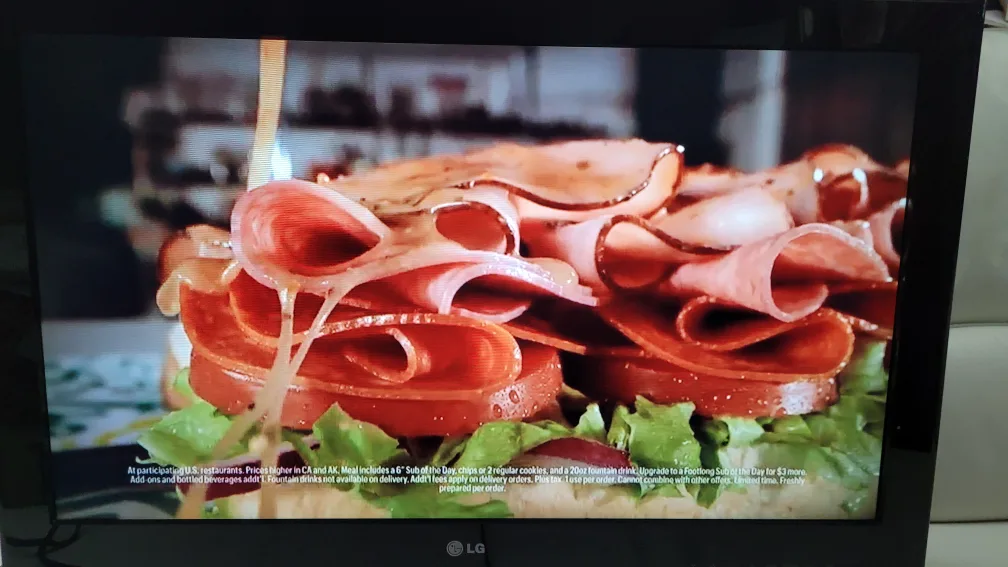 LG 32" TV image indicator(4)