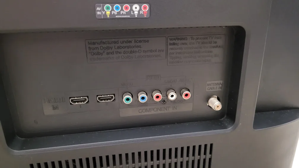 LG 32" TV image indicator(7)