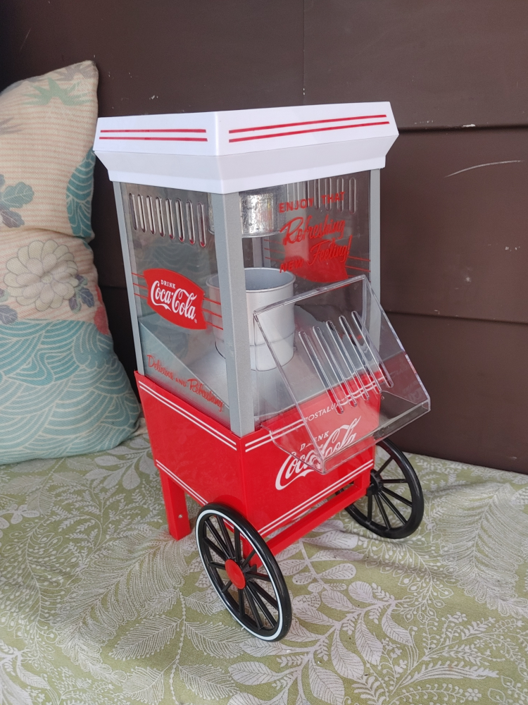 Nostalgia Coca-Cola Hot Air Popcorn Maker
