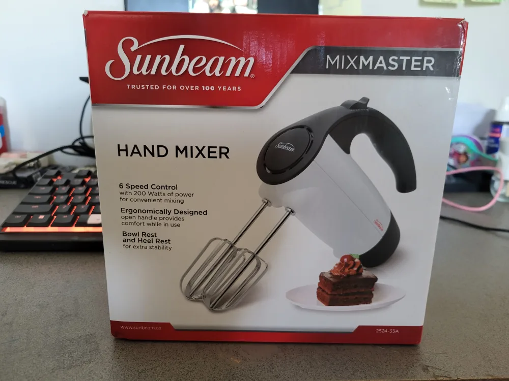 Sunbeam Mixmaster Hand Mixer - Like New! thumbnail