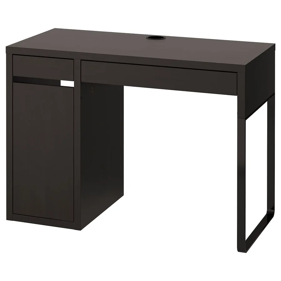 IKEA Micke Desk - Brown/Black office desk study table thumbnail