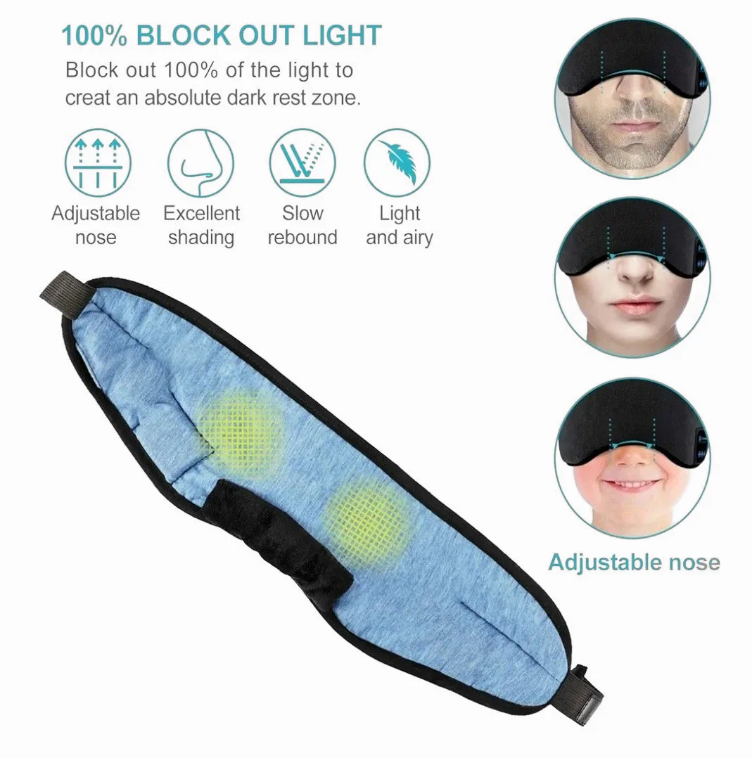 🧡 NEW Wireless Bluetooth Music Sleep Mask image indicator(4)