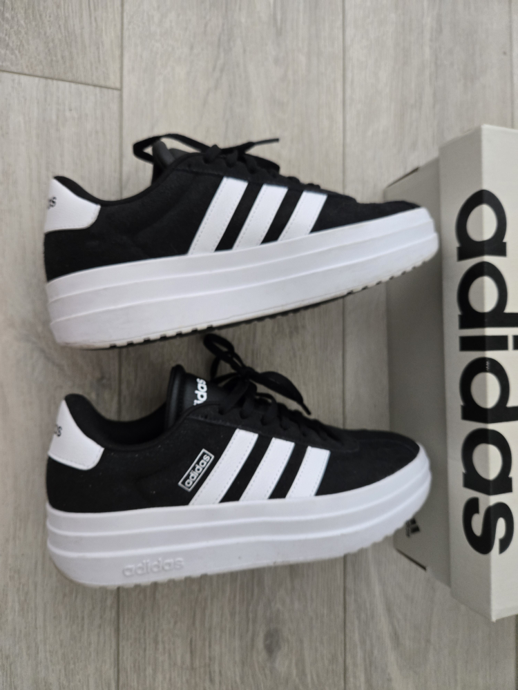Great for back to school Adidas Court Platform Black/White - photo 2