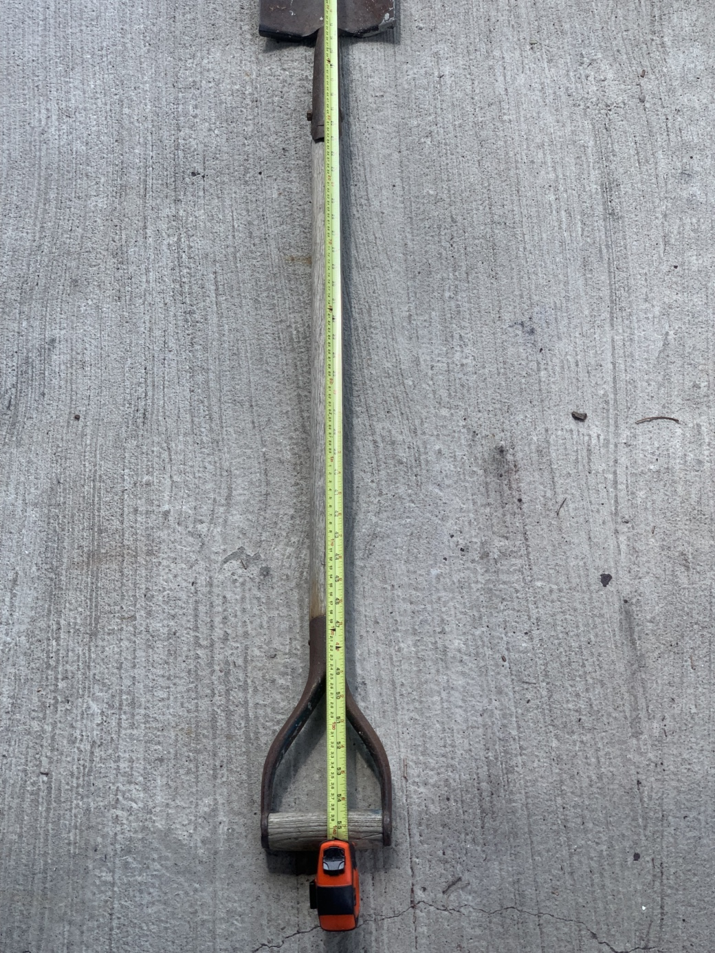 Rectangle flat shovel with long handle - photo 3