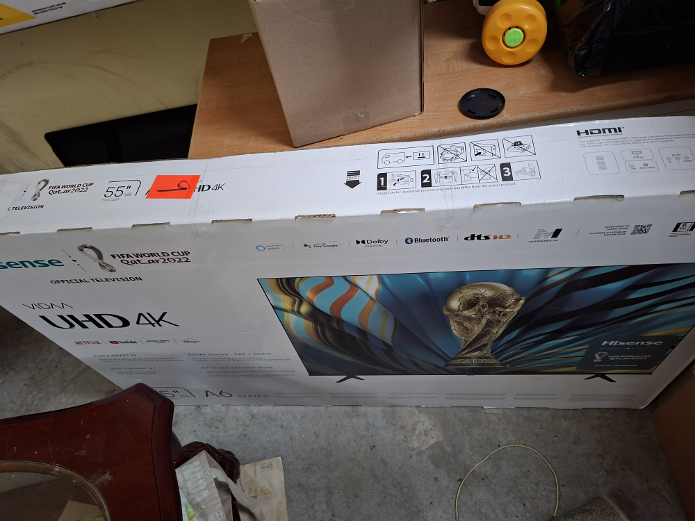 New Hisense VIDAA UHD 4K 55" A6 Series TV - photo 5