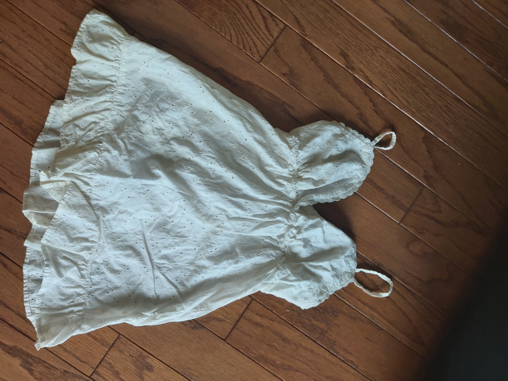 Bluenotes White Cotton Dress