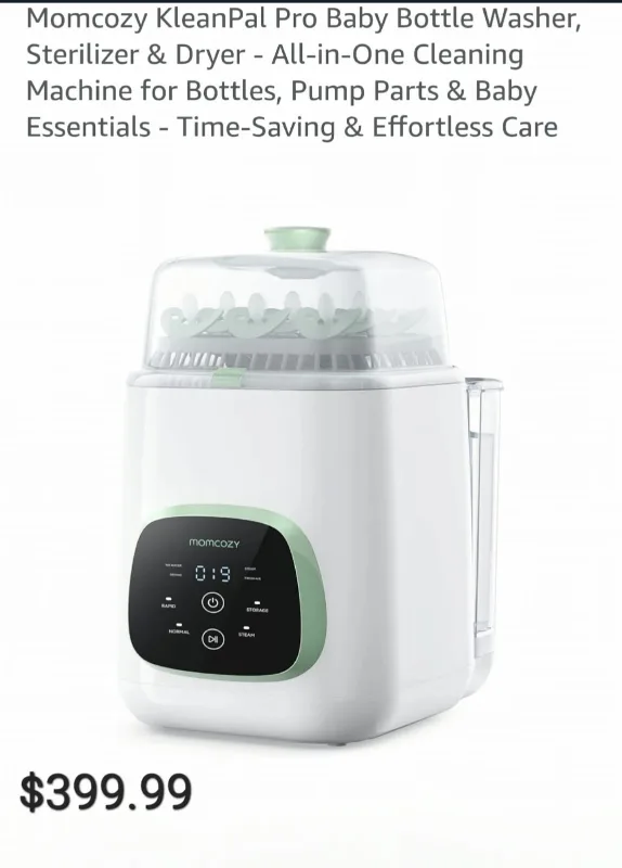 Momcozy KleanPal Pro Baby Bottle Washer, Sterilizer & Dryer thumbnail