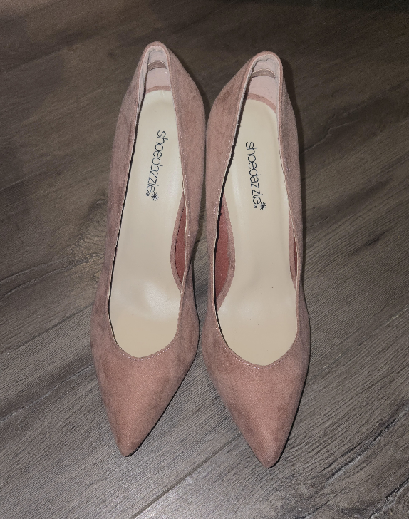 ShoeDazzle Pink Heels, Size 10