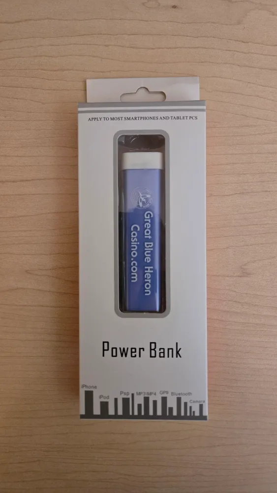 Great Blue Heron Casino Power Bank - New in Box thumbnail