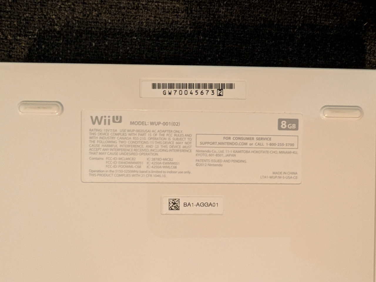 Nintendo Wii U Basic Set 8GB White - photo 4