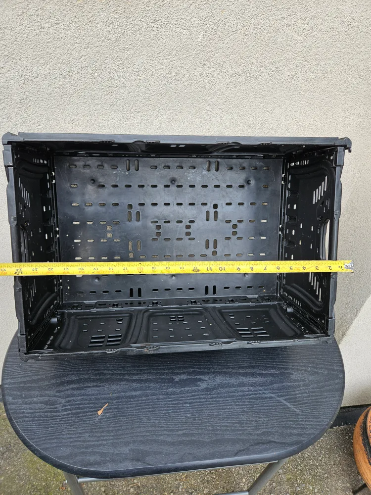 Collapsible Storage Crate - Black thumbnail