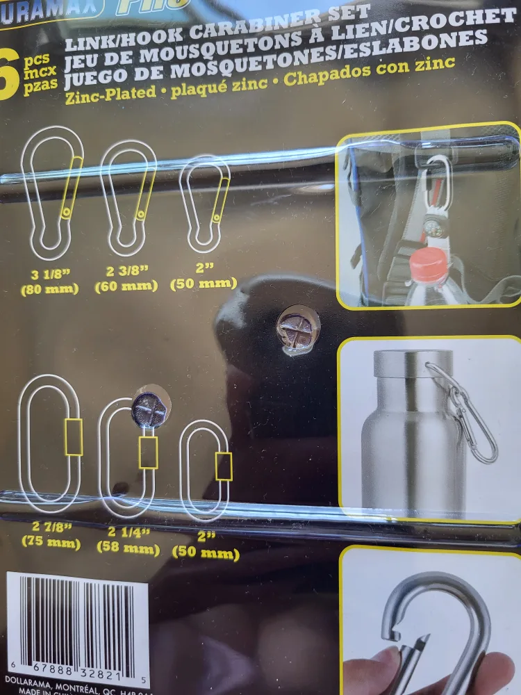 NEW! Locking Carabiner Set (x6) image indicator(2)