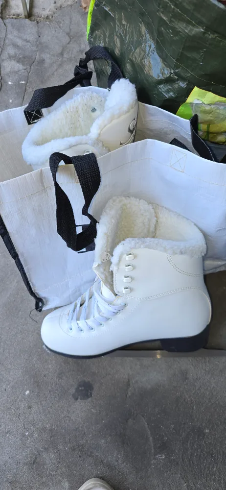 Lake Placid Cascade White Figure Skates thumbnail