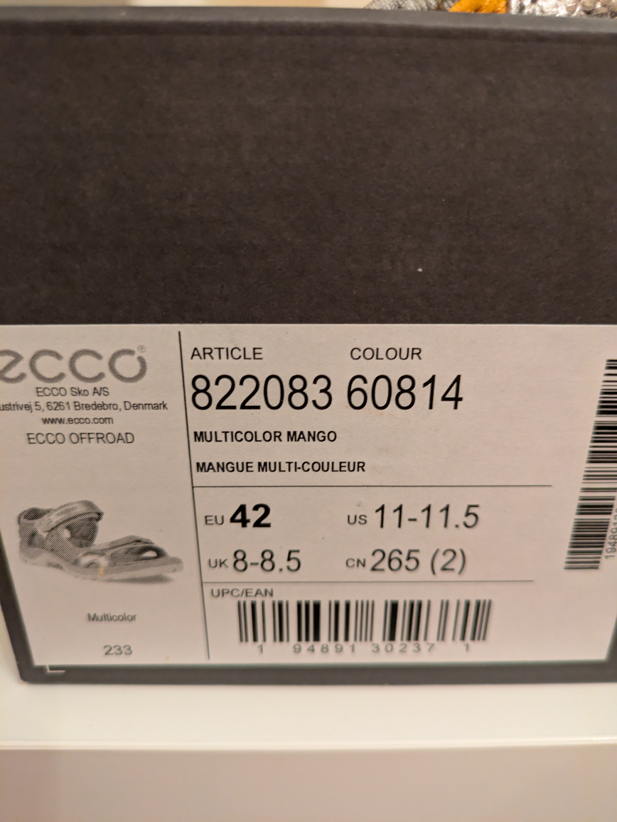 ECCO Offroad Sandals, EU 42/ US 11-11.5, Multicolored - photo 2