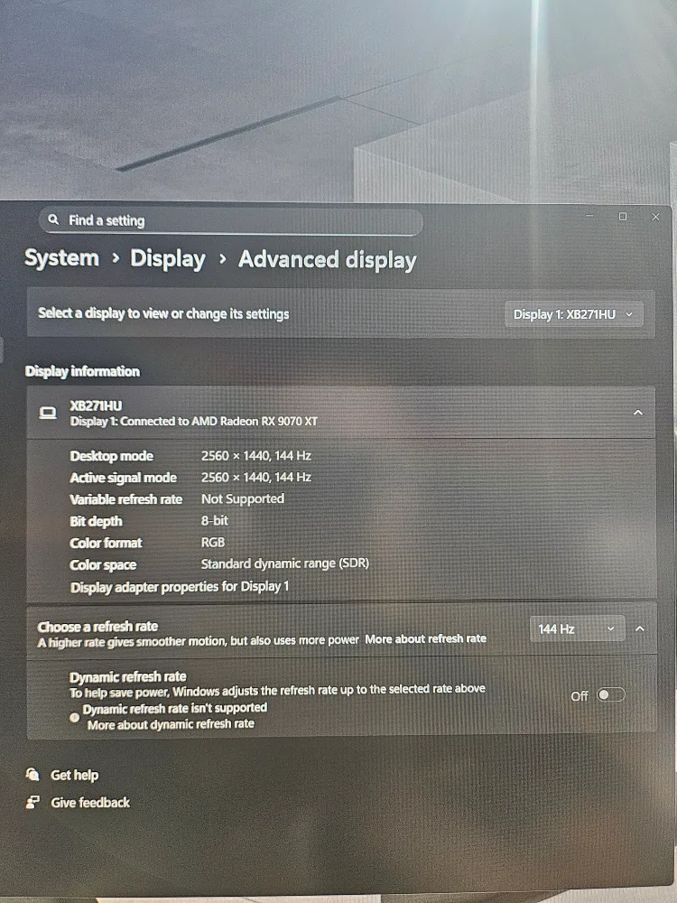 Acer Predator XB271HU 1440p Gaming Monitor (G-sync) image indicator(6)