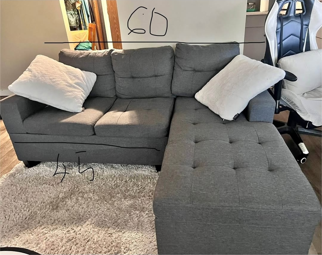 Small Grey Sectional Sofa