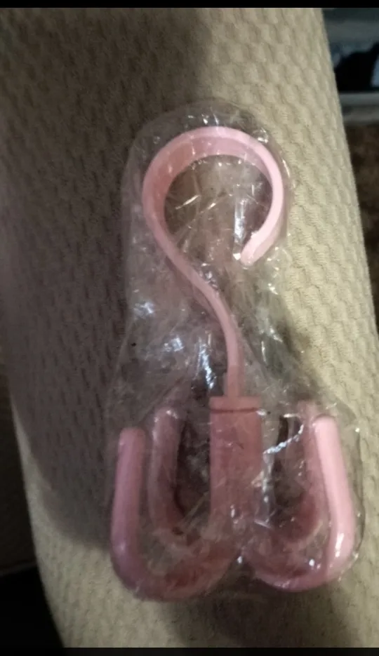 Pink Scarf Organizer Hanger - New in Package! thumbnail