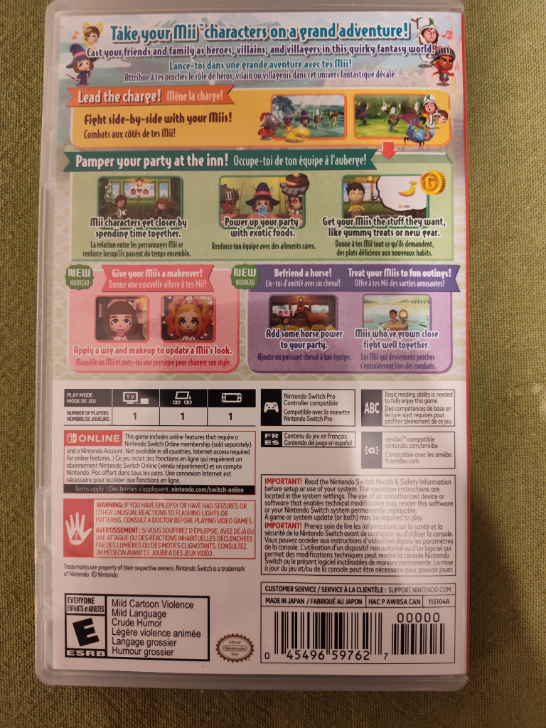 Nintendo Switch Games: Miitopia, Street Fighter - photo 4