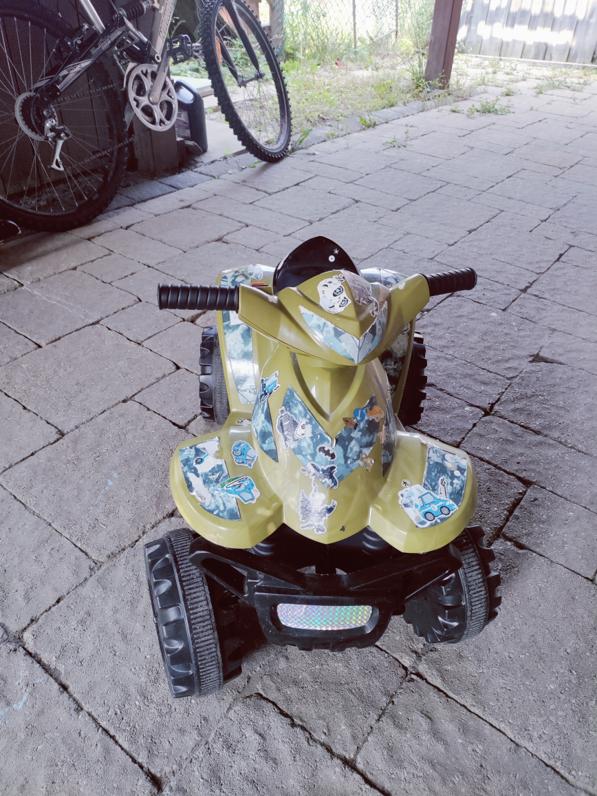 Kids' Ride-On ATV - Olive Green - photo 4