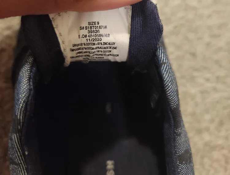 Joe Fresh Toddler Slip-On Shoes with Dinosaur Print Sz 9 image indicator(8)