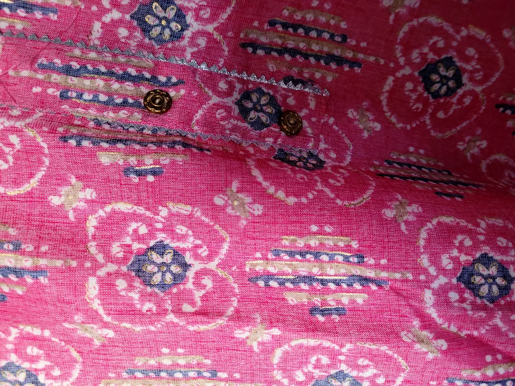 Pink Printed Kurti - Size M image indicator(7)